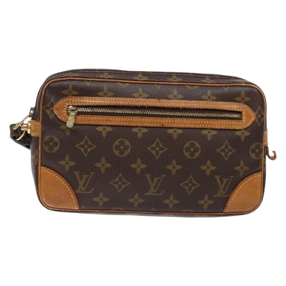 LOUIS VUITTON Monogram Marly Dragonne GM Clutch Bag M51825 LV Auth ep10354 - Picture 10 of 16